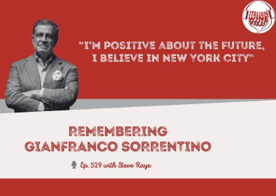 The Italian Wine Podcast remembers the inspirational Italian restaurateur Gianfranco Sorrentino