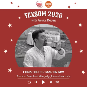 Ep. 2774 Mastering Wine Exams: Preparation, Pressure & the MW Journey with Chris Martin MW | TEXSOM 2026